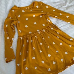 H&M girls mustard colored dress
